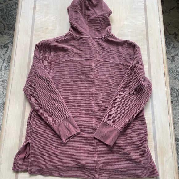 3/$15 Athleta Women's Coaster Waffle Hoodie in Tawny Rose Size Small - Picture 3 of 5
